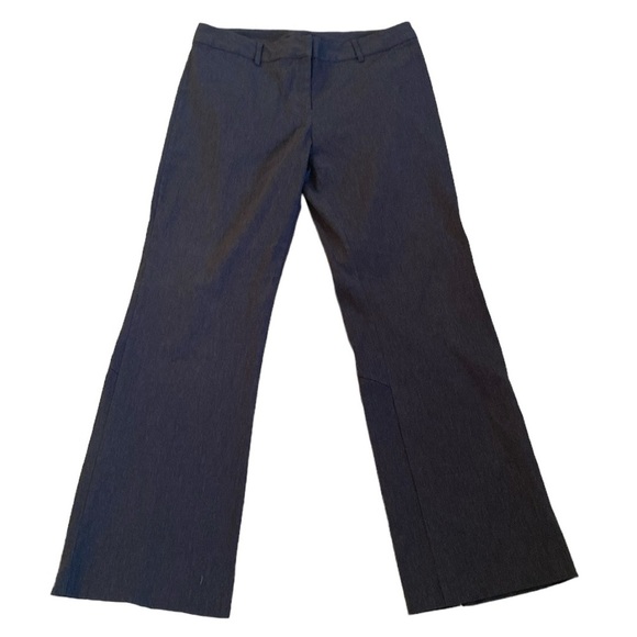 Express Stretch Gray Sz 11/12 Reg Zipper/Brace/Button Taiwan Hem Back w/zipper - Picture 1 of 7